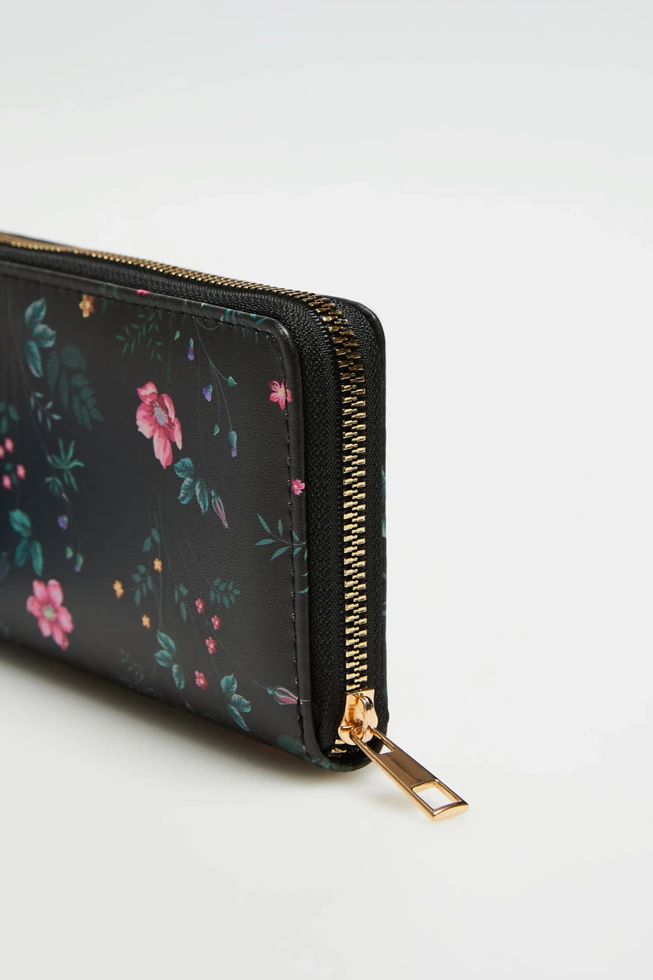 WOMEN'S WALLET L-PO-4601 BLACK