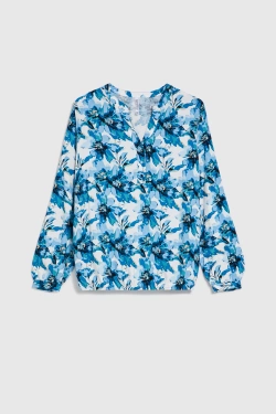 WOMEN'S SHIRT L-KO-4906 BLUE-set