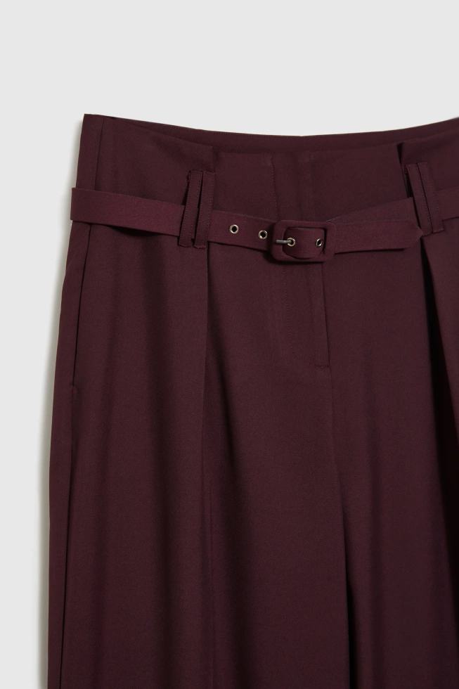 SPODNIE DAMSKIE Z-SP-4830 BURGUNDY