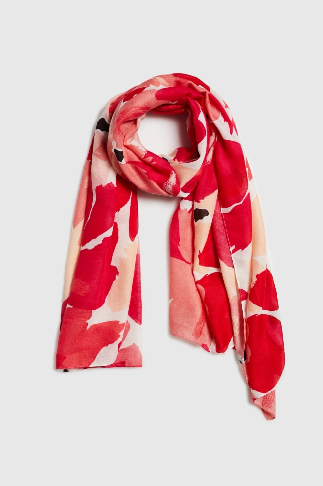 SZALIK DAMSKI L-SZ-4926 RED-pakiet