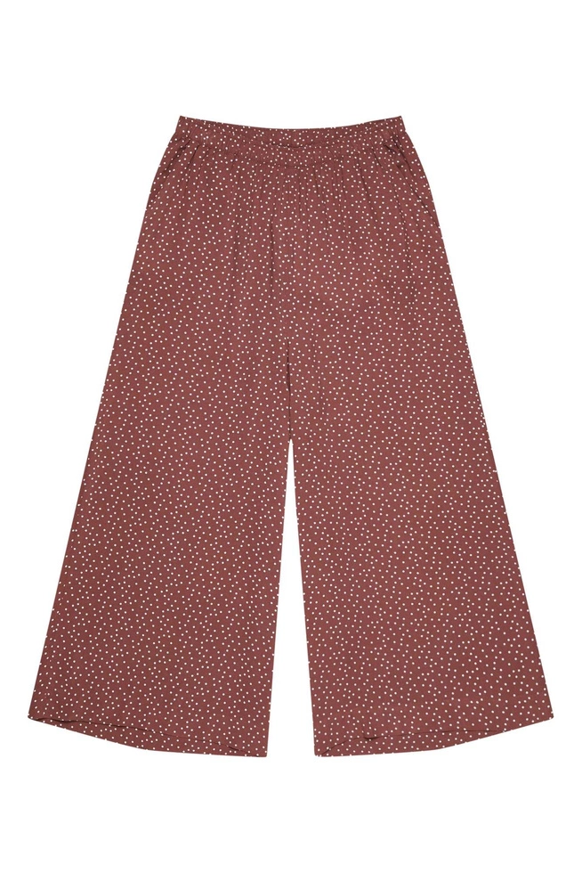 Polka dot culotte trousers