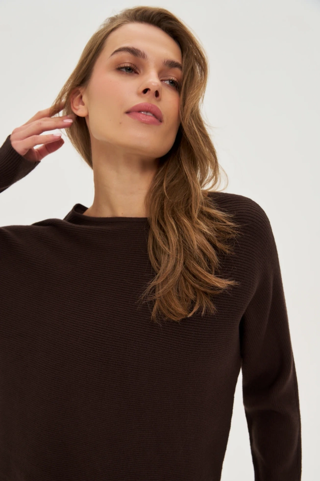 WOMEN'S SWEATER Z-SW-4801 BROWN