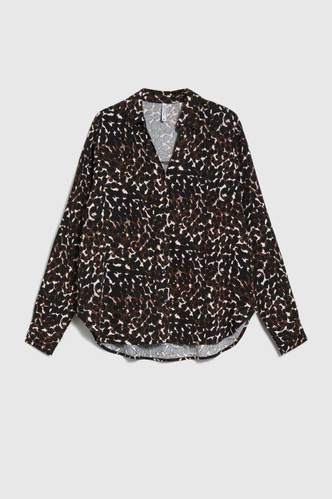 WOMEN'S SHIRT Z-KO-4804 BROWN-set