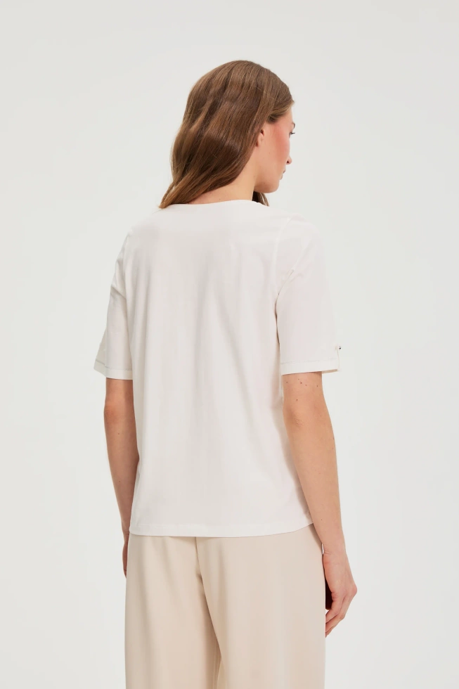 KOSZULKA DAMSKA L-TS-4932 OFF WHITE