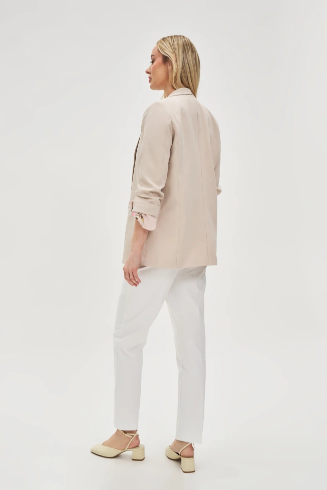 WOMEN'S JACKETS L-MR-4604 L.BEIGE