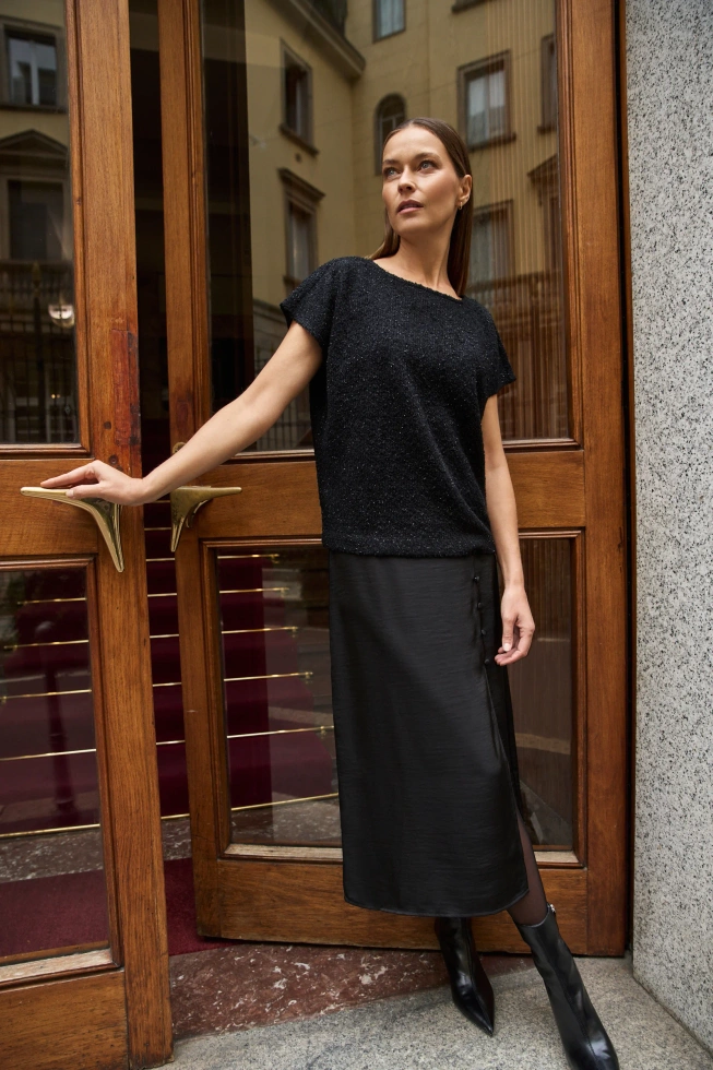 KOSZULKA DAMSKA Z-TS-4835 BLACK-pakiet