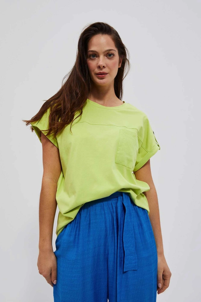 LADIES TSHIRT L-TS-4086 L.GREEN