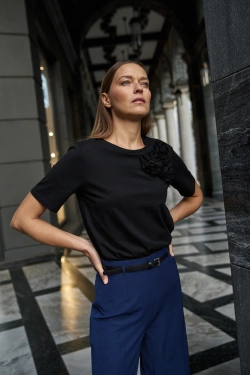 KOSZULKA DAMSKA Z-TS-4832 BLACK-pakiet