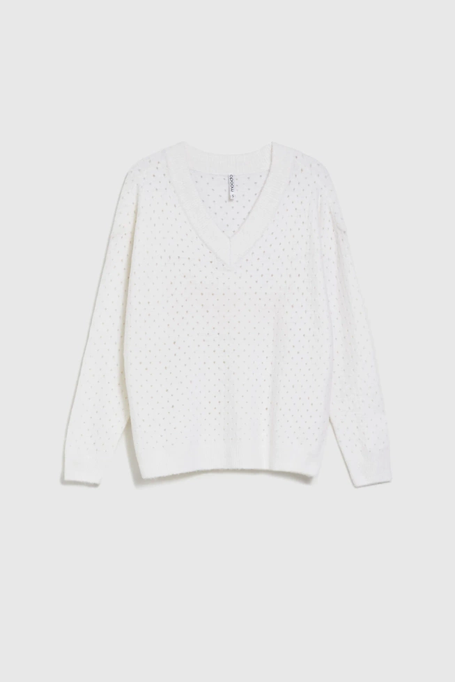 WOMEN'S SWEATER Z-SW-4519 OFF WHITE