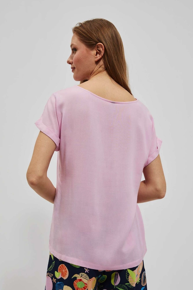 LADIES SHIRT L-KO-4047 L.PINK