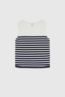 WOMEN'S TOP L-TS-5025 OFF WHITE