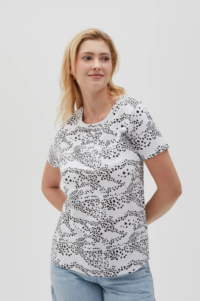 WOMEN'S TSHIRT L-TS-4631 WHITE