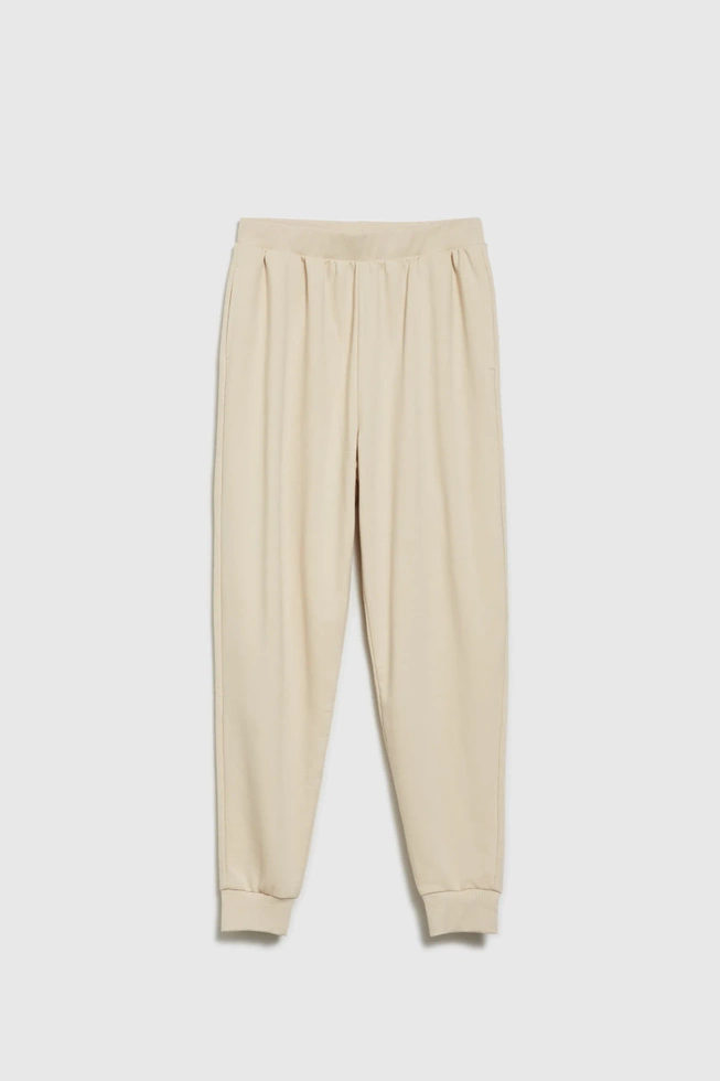 WOMEN'S JOGGING PANTS L-DR-4600 L.BEIGE