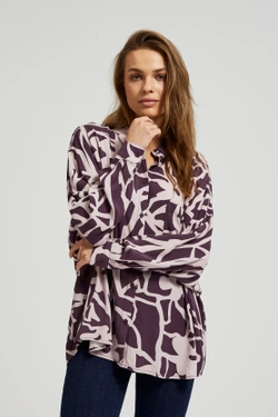 WOMEN'S SHIRT Z-KO-4526 D.VIOLET