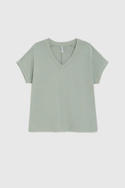 WOMEN'S TSHIRT L-TS-4942 OLIVE-set