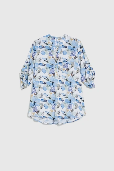 WOMEN'S SHIRT L-KO-4911 BLUE