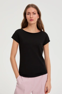 KOSZULKA DAMSKA L-TS-4952 BLACK