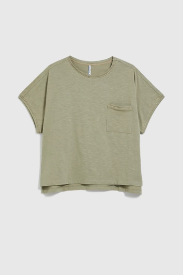 WOMEN'S TSHIRT L-TS-4693 OLIVE