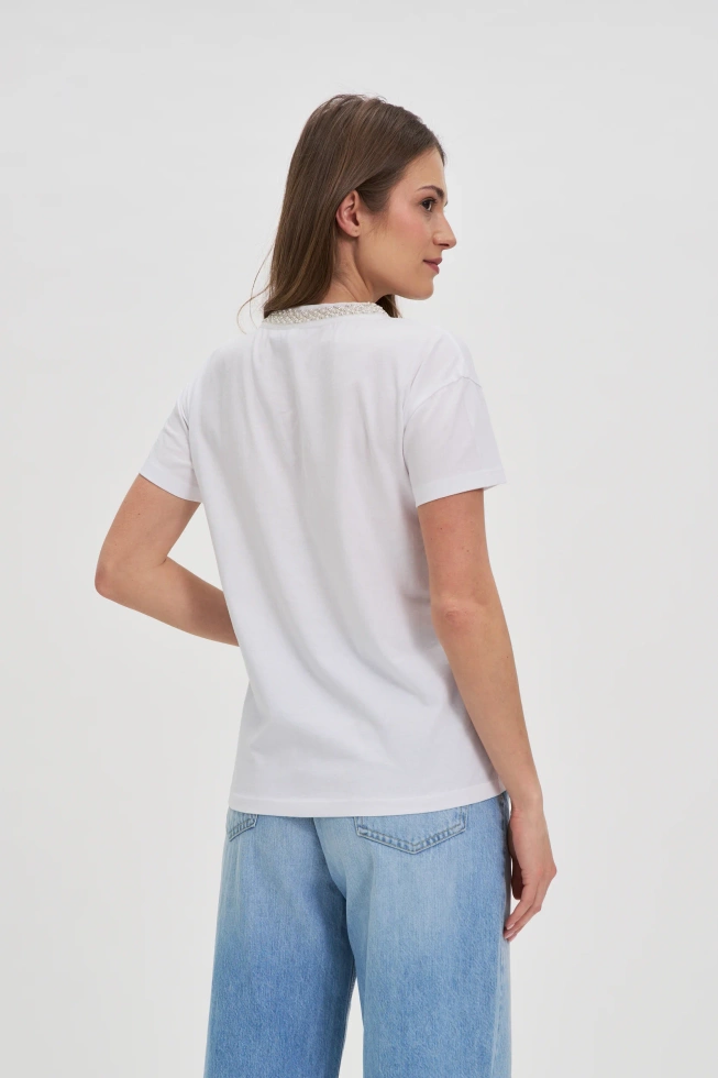 WOMEN'S TSHIRT L-TS-4649 WHITE-set