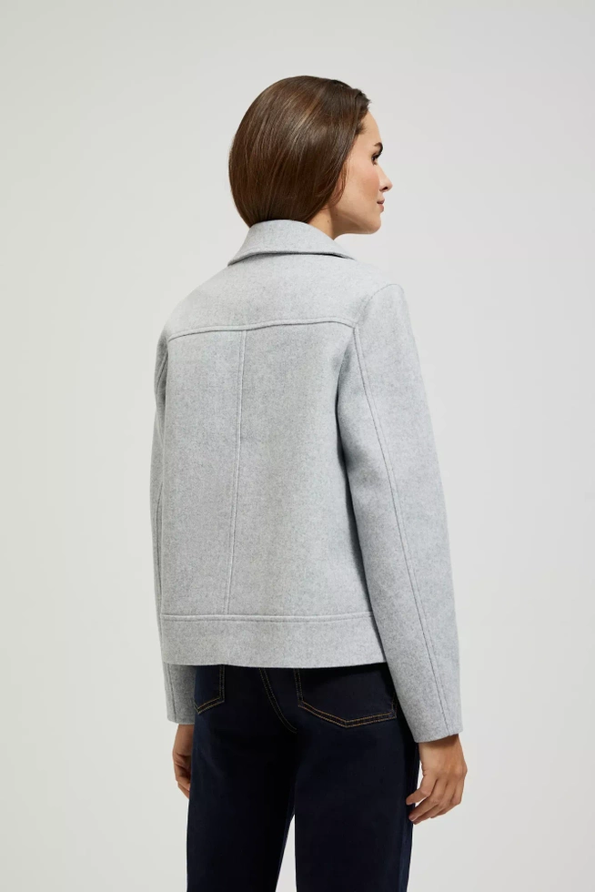 KURTKA DAMSKA L-KU-4302 GREY-pakiet