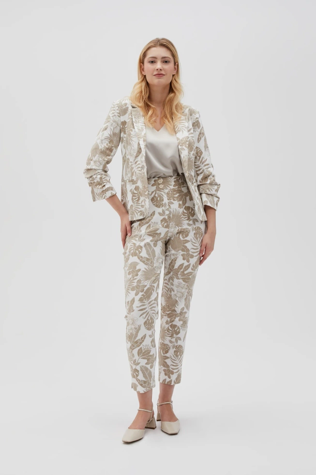 WOMEN'S PANTS L-SP-4603 OFF WHITE