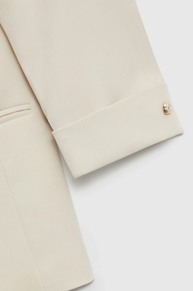 WOMEN'S BLAZER L-MR-4922 L.BEIGE