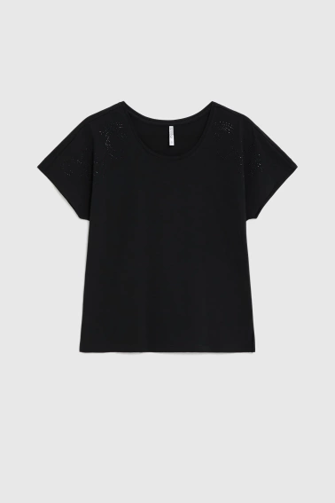 WOMEN'S TSHIRT L-TS-4923 BLACK-set