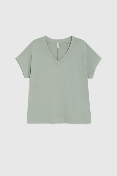 WOMEN'S TSHIRT L-TS-4942 OLIVE-set