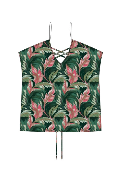 KOSZULA DAMSKA L-KO-4943 D.GREEN