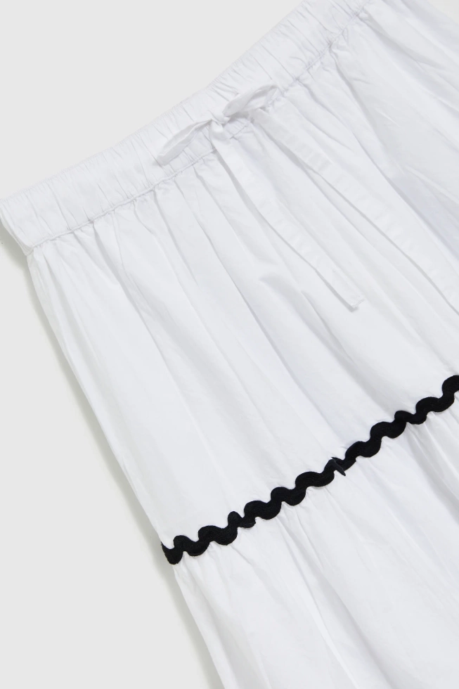 SPÓDNICA DAMSKA L-SC-4617 WHITE