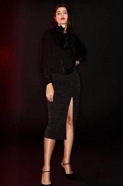 WOMEN'S SKIRT Z-SC-4513 BLACK