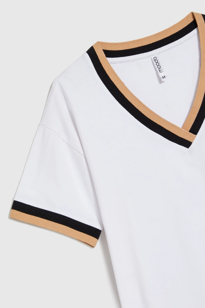 KOSZULKA DAMSKA L-TS-4747 WHITE