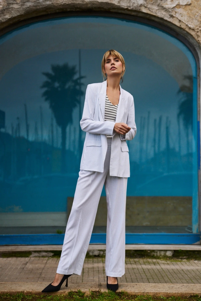 WOMEN'S JACKETS L-MR-4616 WHITE-set