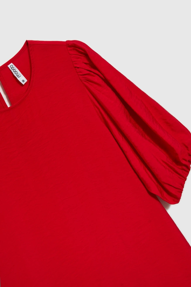 WOMEN'S DRESS L-SU-4638 RED-set