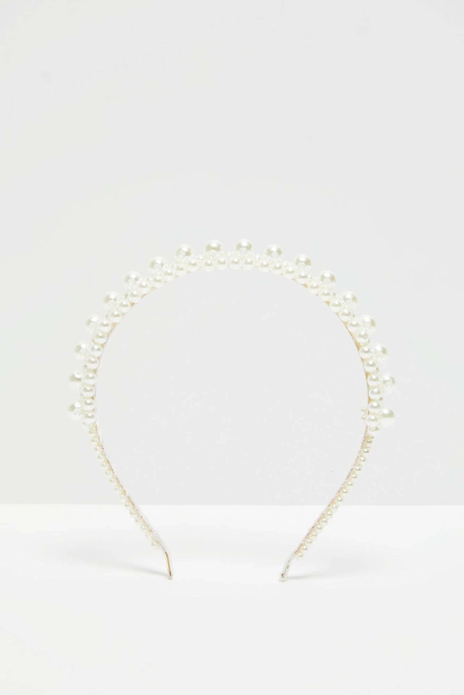 HAIRBAND L-OP-4004 OFF WHITE