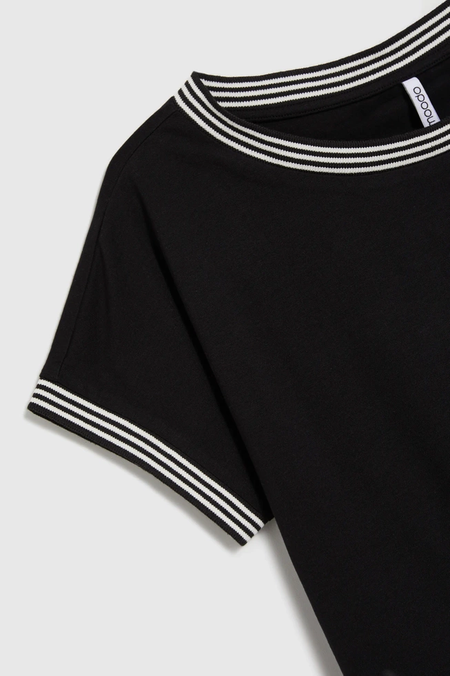 WOMEN'S TSHIRT L-TS-4637 BLACK