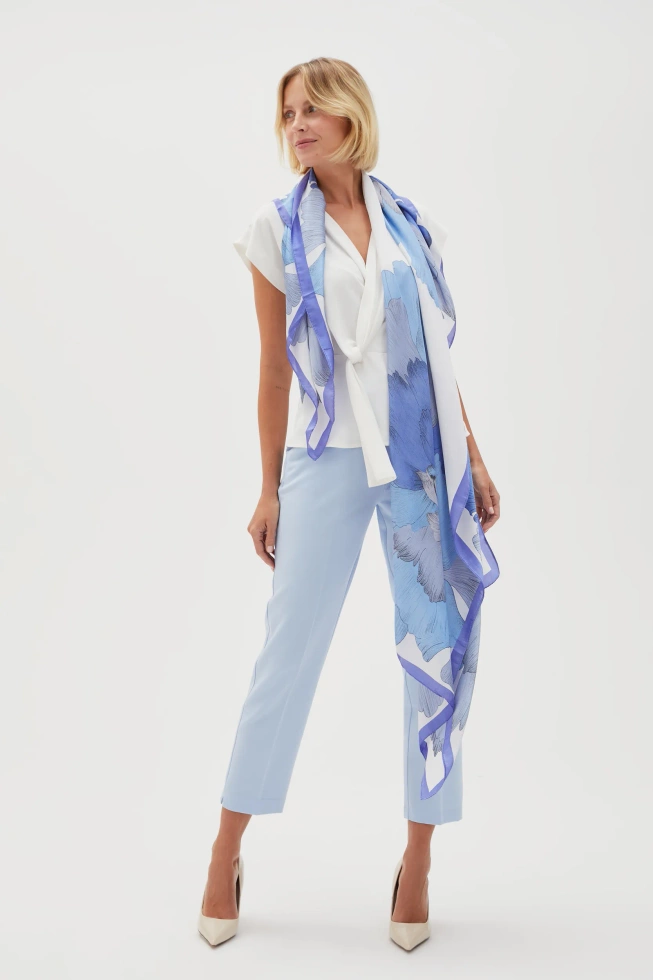 WOMEN'S SCARF L-SZ-4625 BLUE