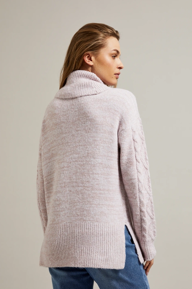 WOMEN'S SWEATER Z-SW-4545 PINK MEL