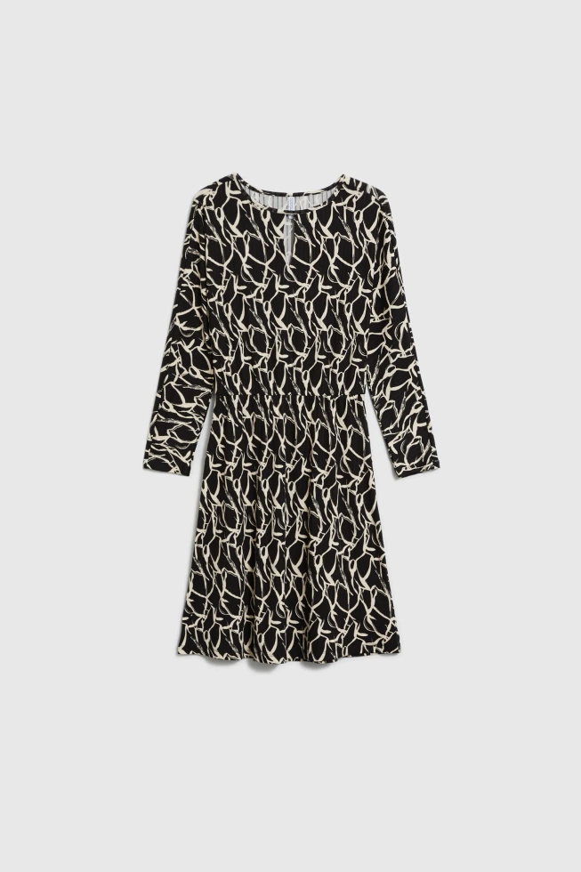 WOMEN'S DRESS L-SU-4903 BLACK-set