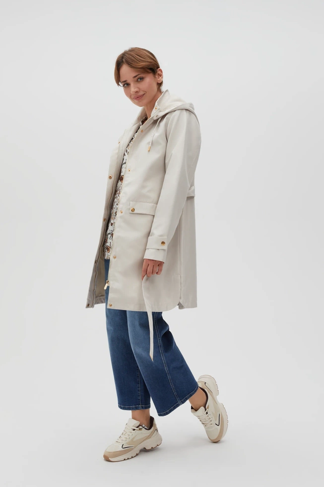 WOMEN'S JACKETS L-KU-4610 L.BEIGE
