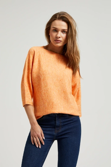 WOMEN'S SWEATER Z-SW-4512 ORANGE MEL