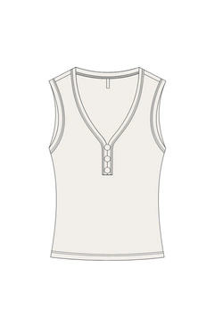 WOMEN'S TOP L-TS-5016 OFF WHITE