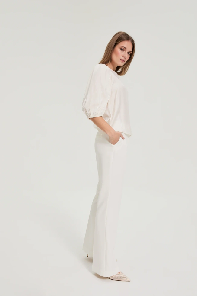 WOMEN'S SHIRT L-KO-4914 CREAM-set