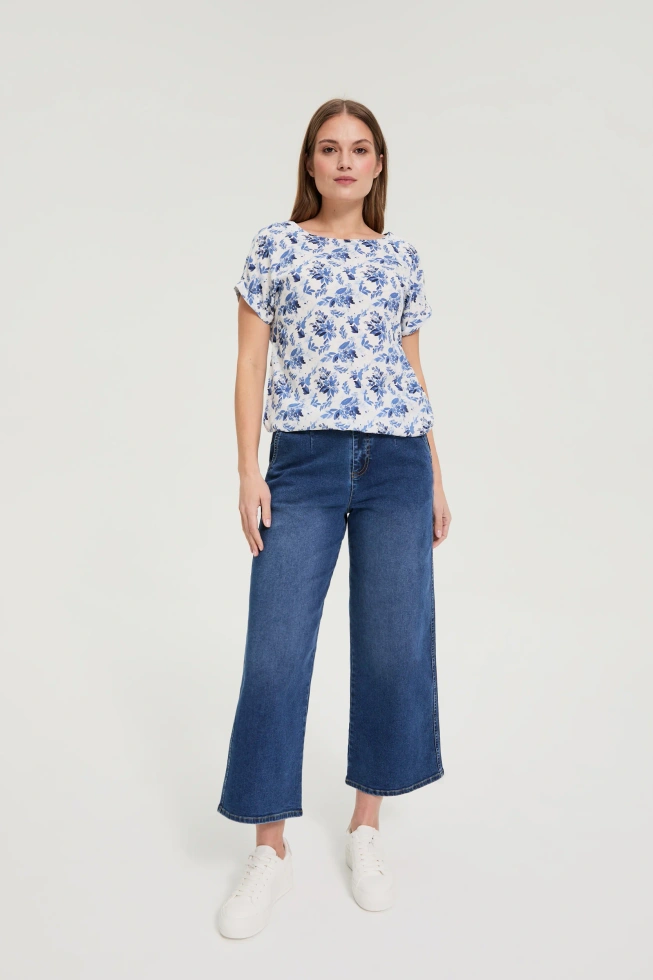 WOMEN'S SHIRT L-KO-4920 OFF WHITE