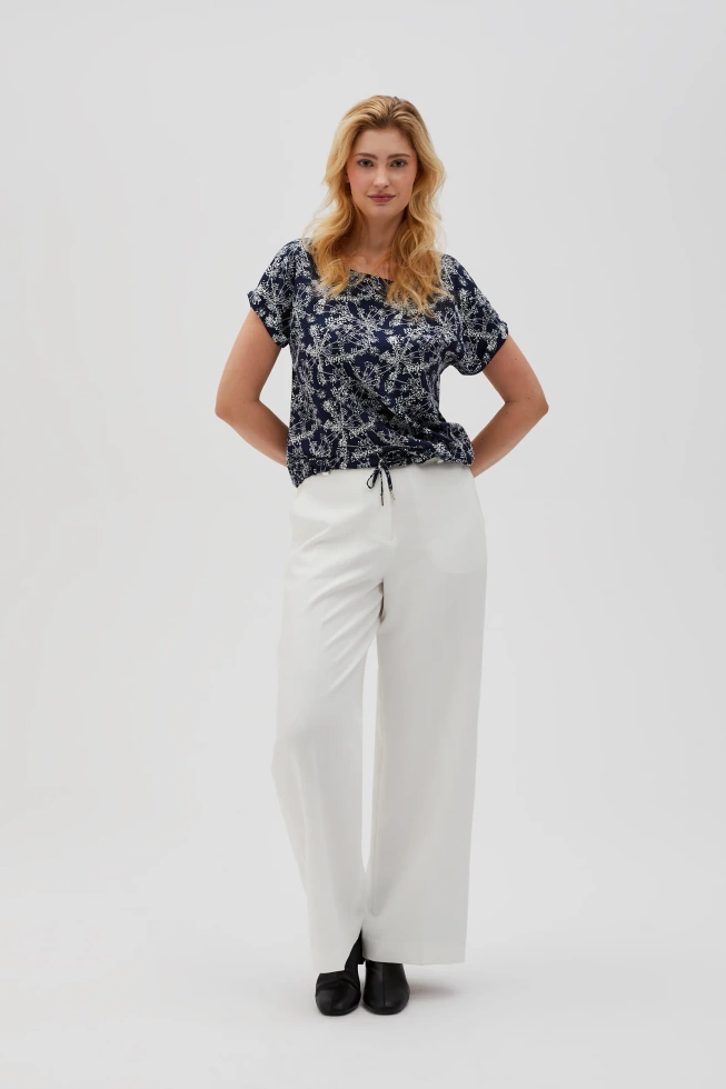 WOMEN'S SHIRT L-KO-4628 NAVY