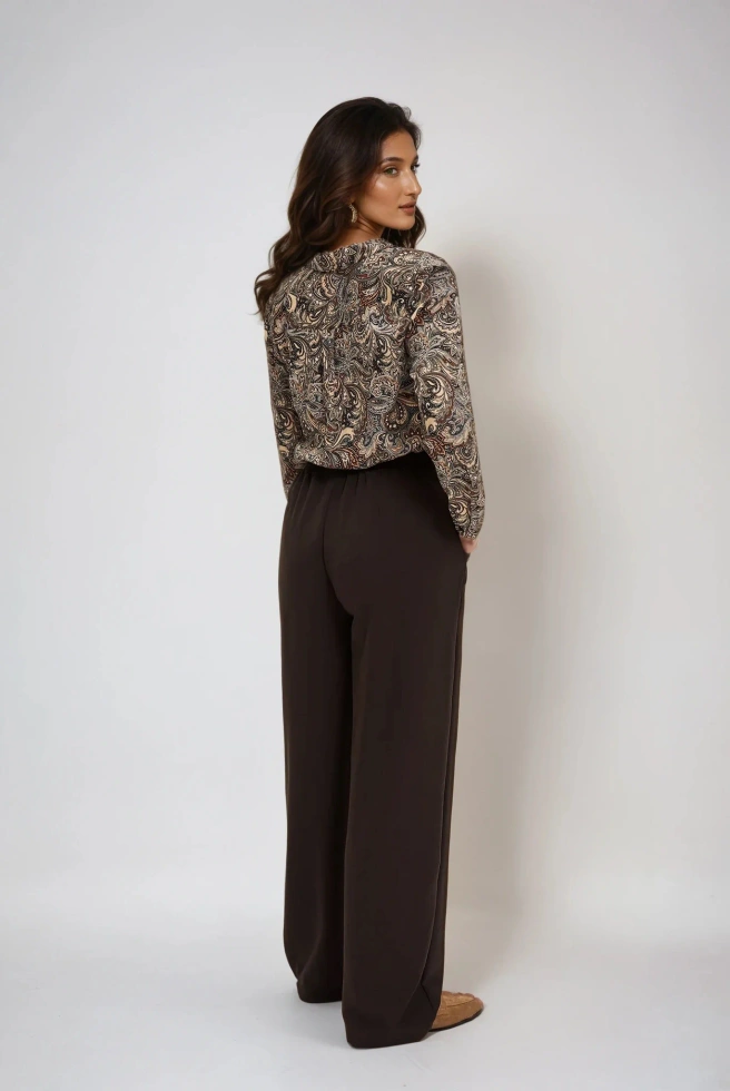WOMEN'S PANTS Z-SP-4805 BROWN-set