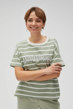 WOMEN'S SWEATSHIRT L-BL-4601 OLIVE-set