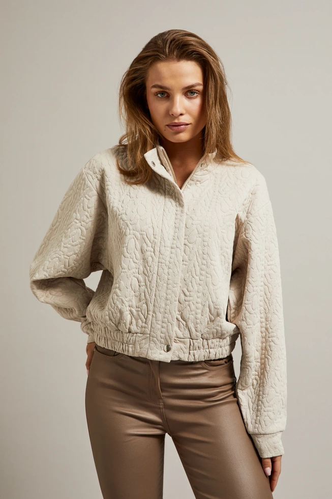 WOMEN'S SWEATSHIRT Z-BL-4507 L.BEIGE