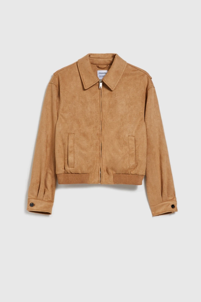 WOMEN'S JACKETS L-KU-4614 L.BEIGE