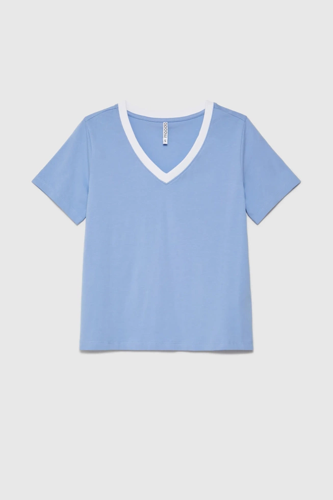 WOMEN'S TSHIRT L-TS-4600 BLUE